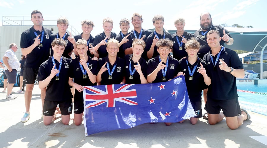 New Zealand U15 Men win gold at Australian National State Championships